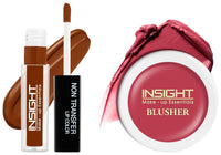 Insight Cosmetics Insight Non Transfer Lip Color Matte Texture12Hrs WaterproofTrue ColorSmudge Proof Paraben Free 100% Veg, 4ml(LG40-01) Crème Blusher, Face Makeup, Raspberry Gelato, 3.5 gm(B-02=02)