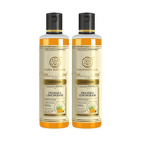 Khadi Natural Orange & Lemongrass Herbal Face Wash | Face Wash for Dry Skin | Natural Face Wash | Organic Face Wash for Healthy Skin | Paraben & SLS Free| Pack of 2| (210 * 2) (420 ml)