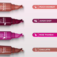 Mila Beauté Peptide Lip Gloss Balm I With SPF & Hyaluronic Acid I Plump & Fuller Lips I Hydrating & Shiny Lip Balm Non Sticky I Highly Pigmented I Soft & Nourished Lips - Peach Sharbat