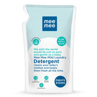 Mee Mee Mild Baby Liquid Laundry Detergent Refill Pack, 1.2L & Mee Mee Mild Baby Liquid Laundry Detergent, 1.5L