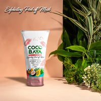 Coco Baya Exfoliating Peel Off Mask, Enriched with Papaya Extract, Aloe Vera Extract, Vitamin E & Vitamin B3, Suitable For All Skin Types, 100 ML