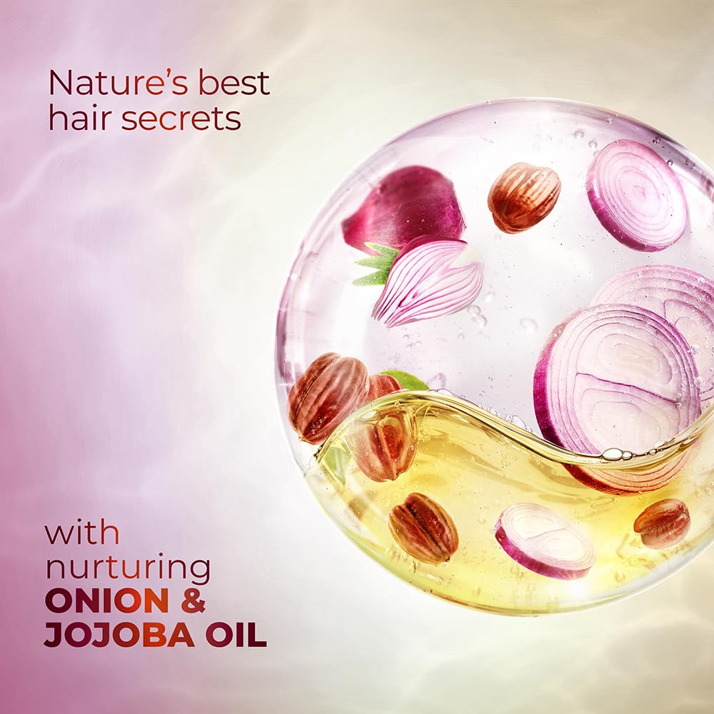 Sunsilk Onion & Jojoba Oil Hairfall Resist Oil Blends Shampoo | with No Added Parabens | (700 ml)