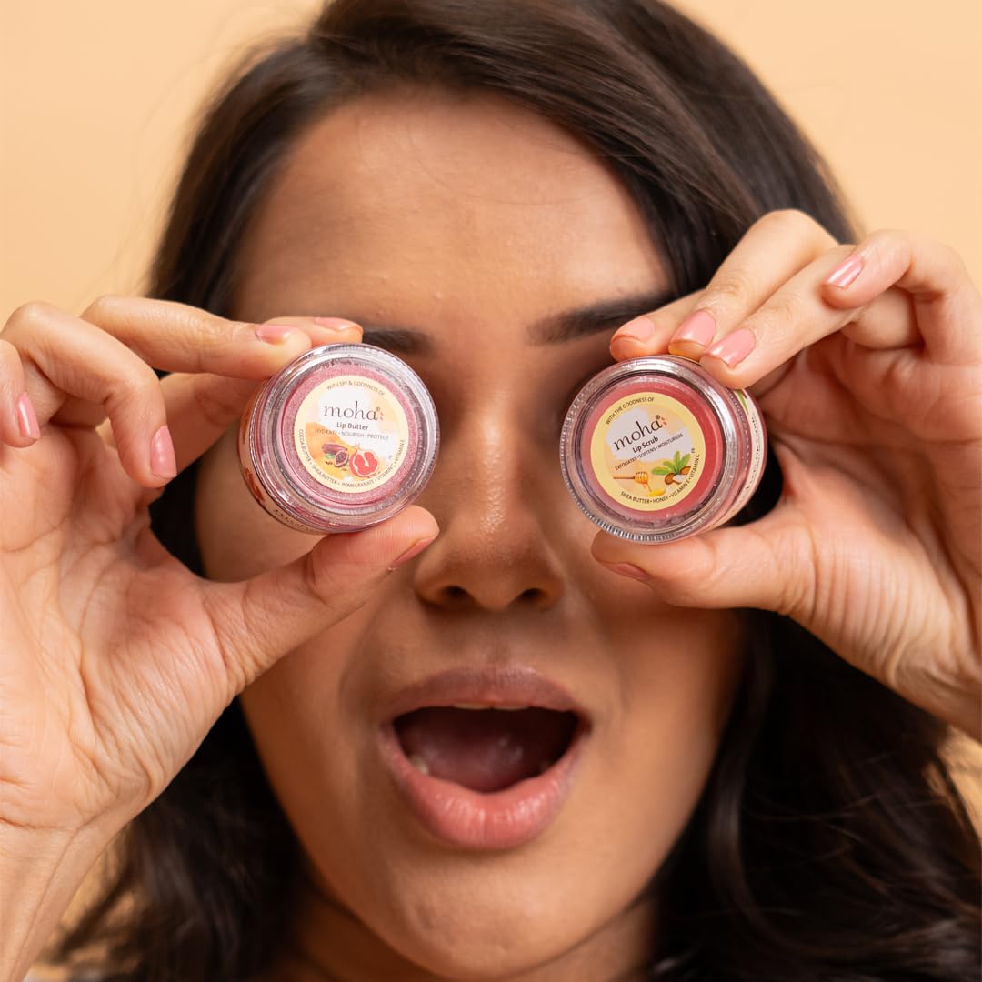 moha: Lip Butter & Lip Scrub Combo