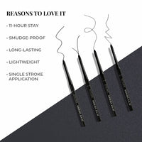 Just Herbs Tinted Lip Balm 4 g (Cherry) & Just Herbs Retractable 2 in 1 Herbal Eyeliner + Kajal - Black 0.3g Combo