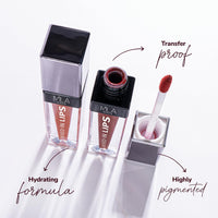 Mila Beauté Locked In Lips Transfer Proof Liquid Lipstick | Lasts Upto 12 Hrs. | Highly Pigmented and Hydrating | Transfer Proof Formula with Hyaluronic Acid | Smooth Glide Application - (Pink Cola, 4.5 ml)