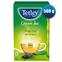 Tetley Long Leaf Original | All-Natural Green Tea With Anti-Oxidants | Green Tea | 500G & Long Leaf Original | All-Natural Green Tea With Anti-Oxidants | Green Tea | 100G - Loose Leaves