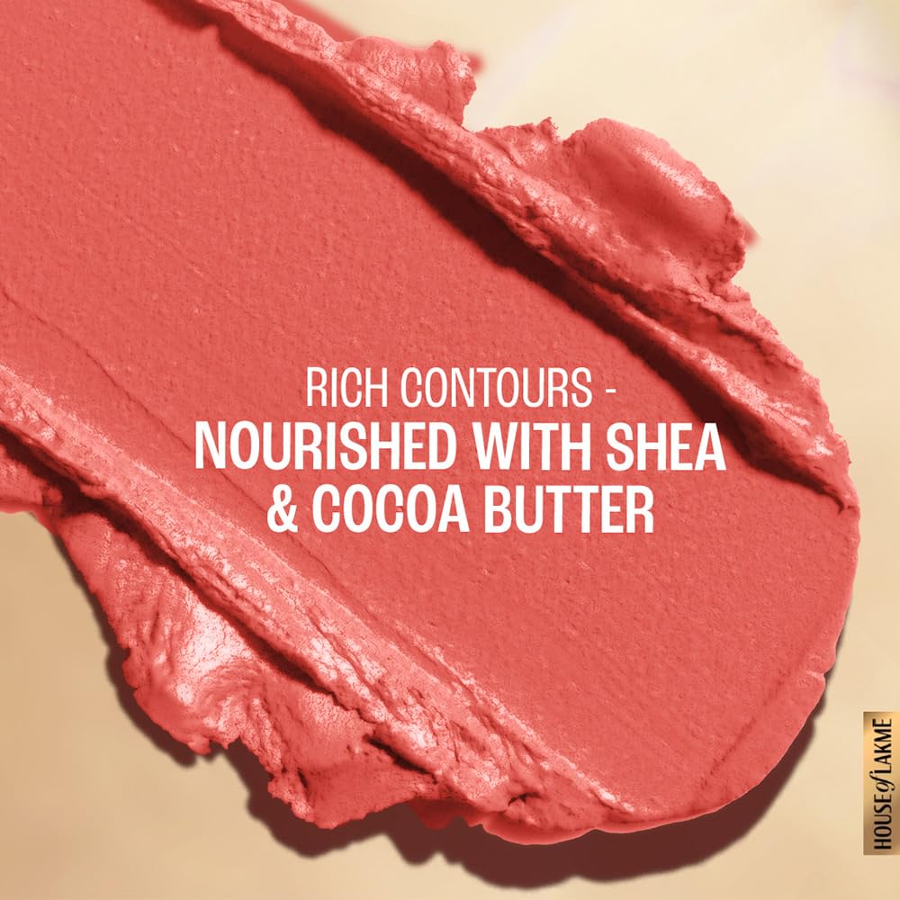 Lakmé 9To5 Primer + Matte Lip Color Mr6 Coral Date, 3.6 G