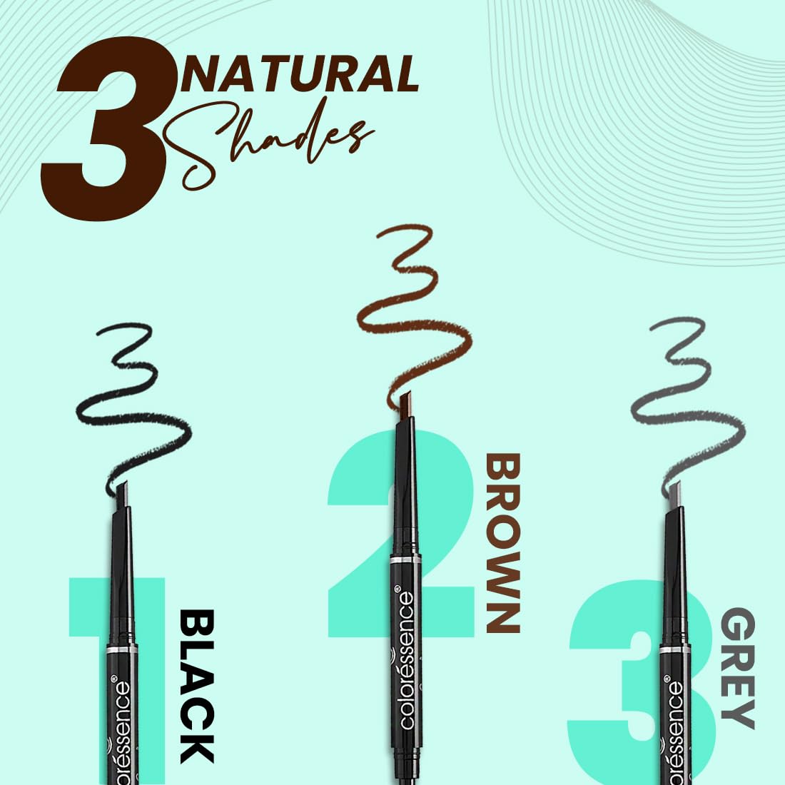 Coloressence Expert Eyebrow Pencil (2 in 1 Dual Function) 0.25g