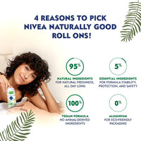 Nivea Bio Aloe Vera, Deodorant Roll On For Women, 50 ml