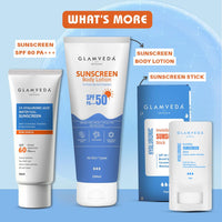 Glamveda Ultra Light Water Sunscreen SPF 50 PA+++ | Hydrating & Nourishing Sunscreen Milk | Broad Spectrum UVA/UVB Protection | No White Cast, Non-Greasy, Fragrance-Free | For All Skin Types | 50ml