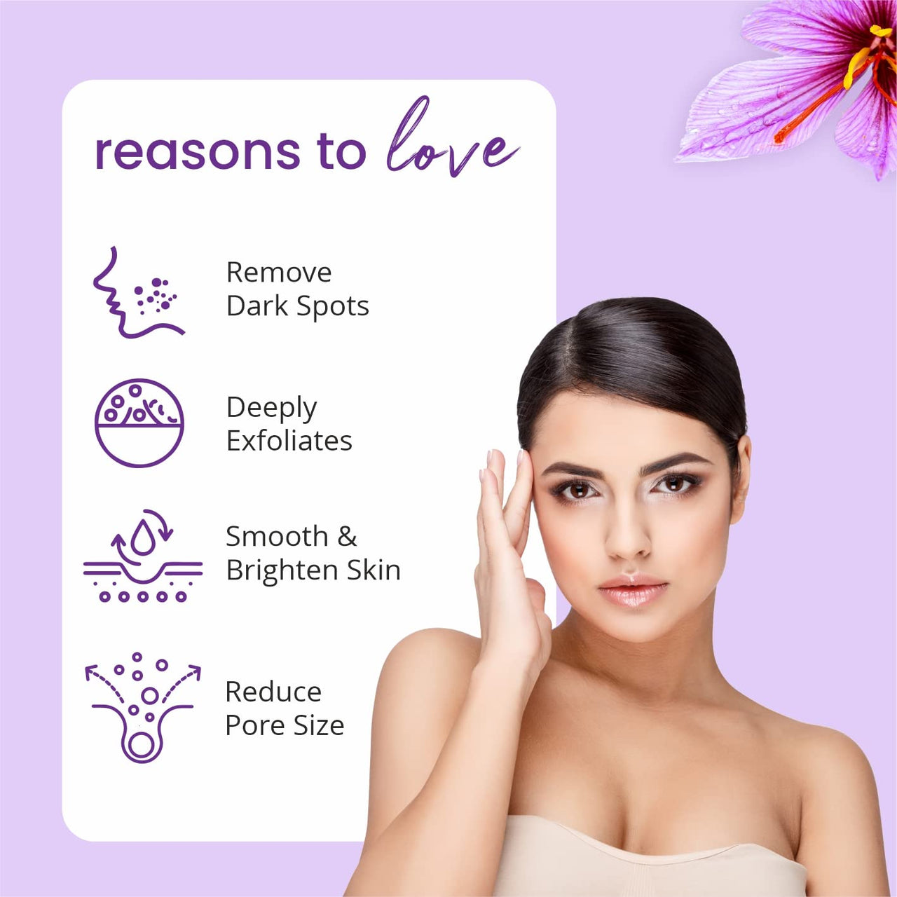 Globus Naturals Ayurvedic Kumkumadi Skin Lightening Face Scrub, Enriched with Walnut & Lotus Extract, Chemical Free, Cruelty Free, Suitable For All Skin Types, 100 ml, Pack Of 1