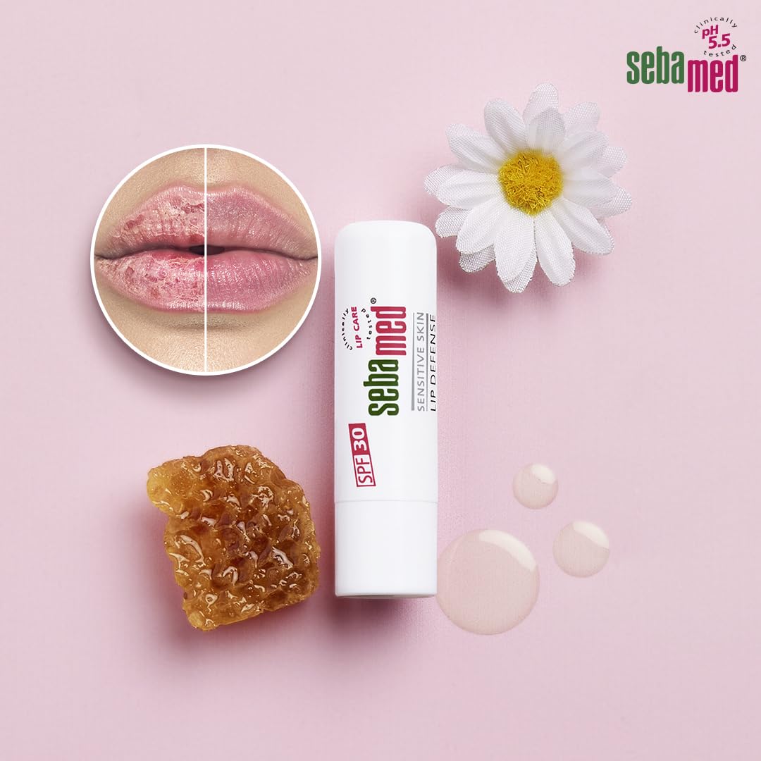 SebaMed Sun Lotion & SebaMed Lip Defense Lip Balm With Spf 30 + Vit E Combo