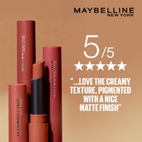 Maybelline New York Color Sensational Ultimatte Lipstick, More Cedar, 1.7g