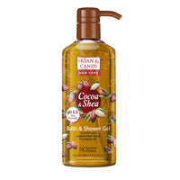 Bryan & Candy Shower Gel with Aloe Vera. Gentle, Moisturizing Body Wash for Soft, Supple Skin (Cocoa Shea Shower Gel, 500ml)