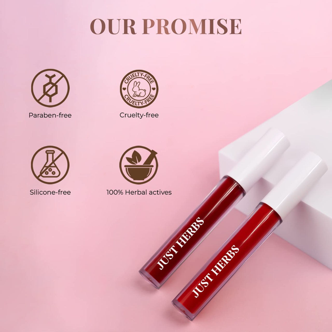 Just Herbs Liquid Sindoor Long Lasting Quick Dry 5g (Scarlet Maroon)