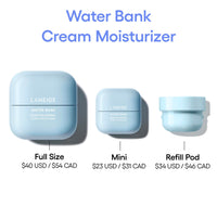 LANEIGE Water Bank Hyaluronic Acid Moisturizer Cream for Dry Skin | Moisturizer for Face | Lightweight Formula for Hydrated Skin | Face Cream for Men and Women | Korean Skincare-50ml