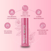 Lakyou Beauty Cherry Shine Lip Balm | 12 HR Moisturizing & Repair | 99% Natural | Hydrating & Nourishing Lip Care | 3g