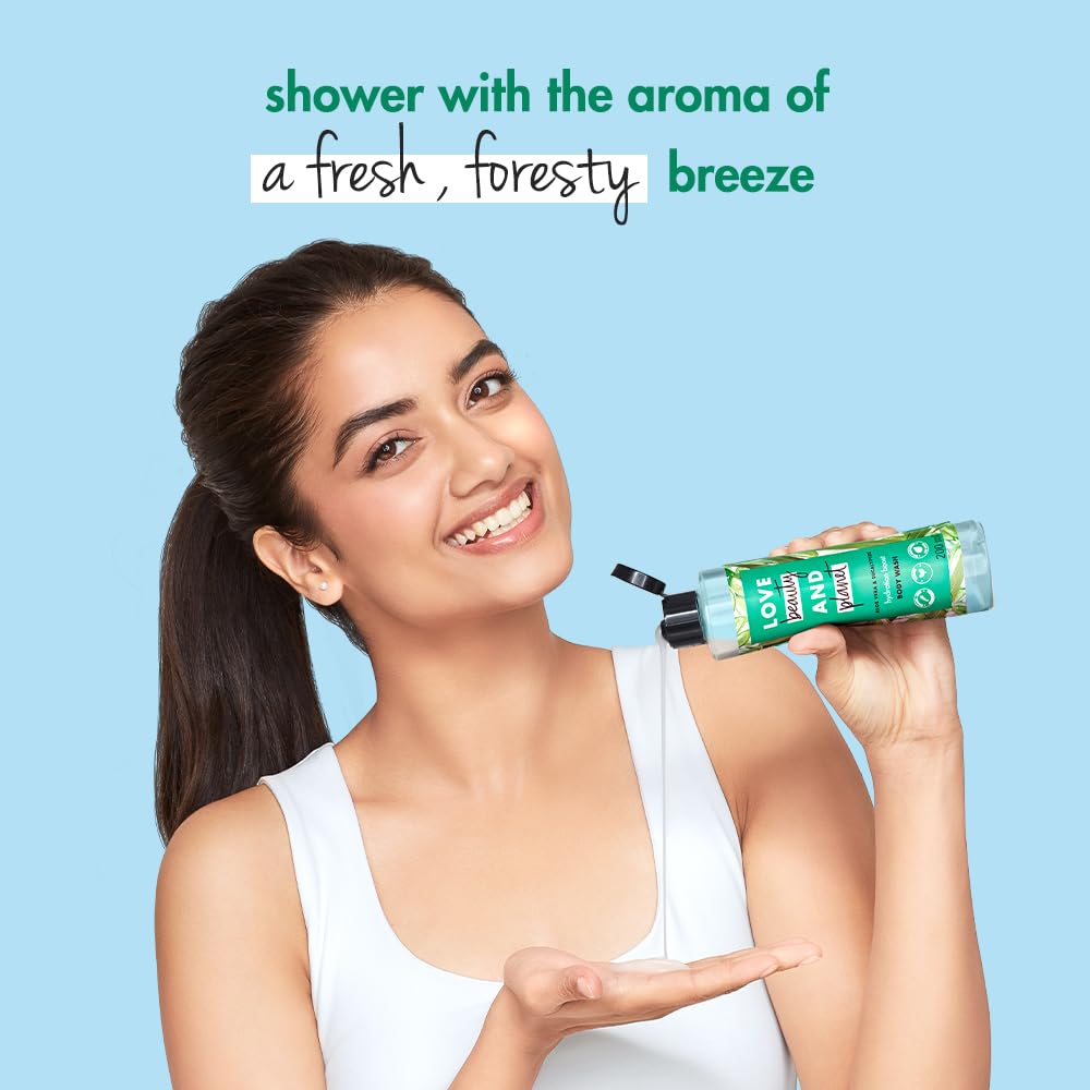 Love Beauty & Planet Aloe Vera & Eucalyptus Refreashing Bodywash| Natural Shower Gel for Soft,Smooth Skin,200 ml