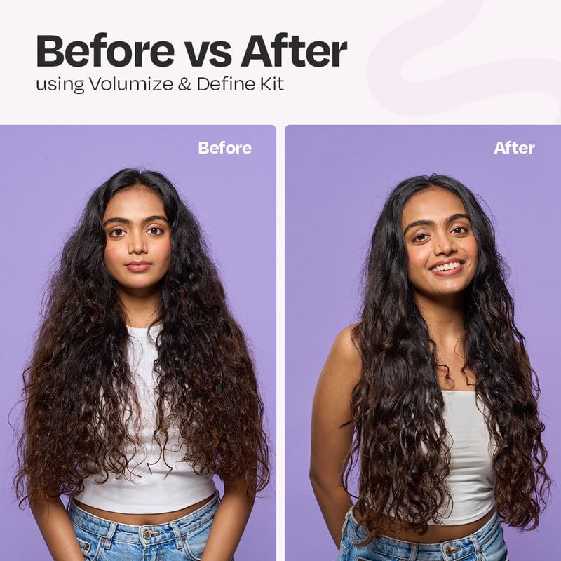 MANETAIN Volumizing Curl Cream 100ml & Hair Styling Gel 100ml for Defined Curls | Hydrating, Anti-Frizz & Long-Lasting Hold for Wavy, Curly Hair | Natural Ingredients, Vegan & Cruelty-Free