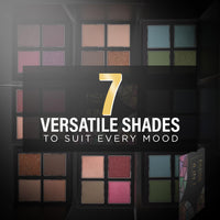 FACESCANADA 4 In 1 Quad Eyeshadow Palette - Smokey Game 07, 4.8G | Shimmer & Matte Shades | Satin Matte Finish Eye Shadow Quartet | Intense Pigment | Long Lasting | Vitamin E Enriched | Vegan
