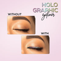 RENEE Holographic Eyeliner, Smudge-Proof & Long-Lasting, Easy Glide & Quick-Drying Formula with Monochrome Effect, Intense Color Pay-Off, Infused with Vitamin E, 04 Neptune