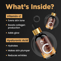NATURALS Vitamin C Brightening Anti-Aging Glowing Skin Face Serum (multi, pack of 2)