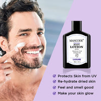 Mancode Luxure Body Lotion For Men 200ml | Easy Absorption | Nourishing Formulation | Hydrating Moisturization | Intense Care | Smooth Texture | Healthier Complexion | Elevates self-care.