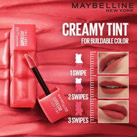 Maybelline New York Super Stay Teddy Tint - Lip and Cheek Color, Coquettish, 5ml | Teddy Soft Matte up to 12Hr | Multi Use | Comfortable Long wear formula | Buildable|Natural flushed look in one swipe