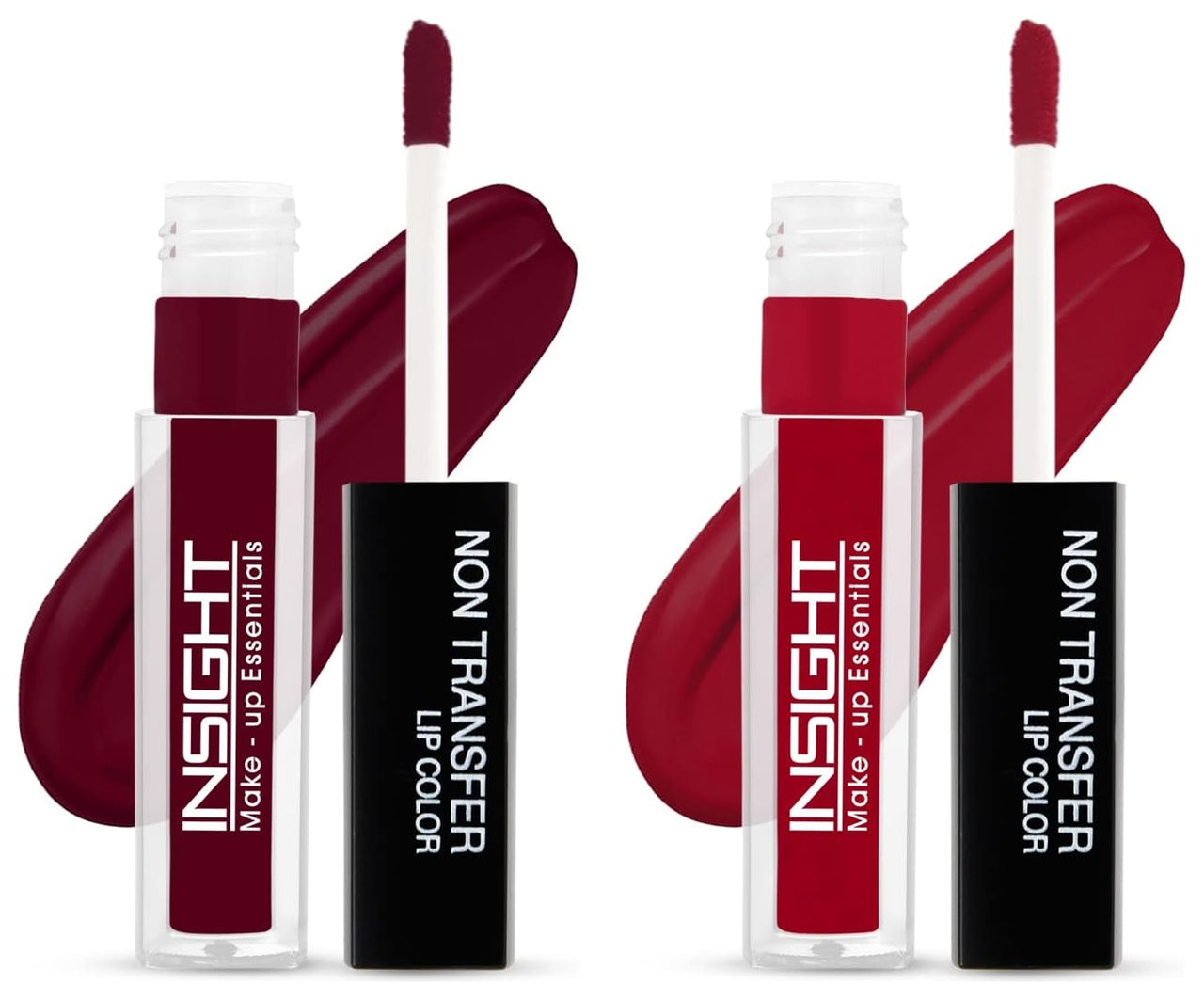 INSIGHT Non Transfer Matte Lip Color, 4Ml (20 Royal) & Lip Color, 4Ml (21 Romance)