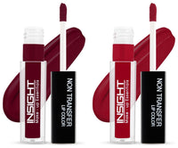 INSIGHT Non Transfer Matte Lip Color, 4Ml (20 Royal) & Lip Color, 4Ml (21 Romance)