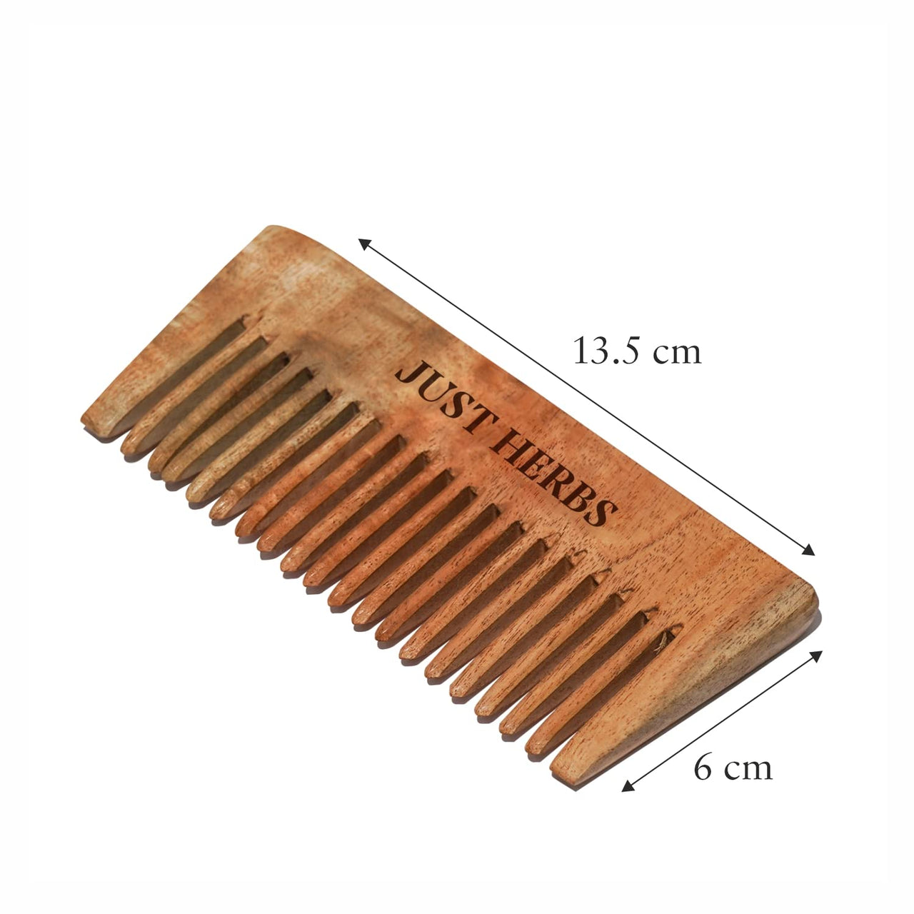Just Herbs Hair Care & Protection Combo With Soya Protein Shampoo & Neem Wooden Comb, Pack Of 1