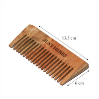 Just Herbs Hair Care & Protection Combo With Soya Protein Shampoo & Neem Wooden Comb, Pack Of 1