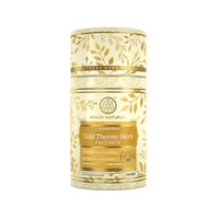 Khadi Natural Gold Thermo Herb (Skin Tightning Face Pack)|Brightens skin tone| Enhances radiance| Removes dead skin cells| Suitable for all skin types| 100gm