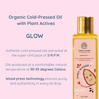 Little Rituals SWEET ALMOND (BADAM OIL) Baby Massage Oil and Hair oil, Cold Pressed and Certified ORGANIC with SWISS Plant Actives. Dermatologist Tested by Pediatrics, Mild & Gentle & Safe (200 ML)
