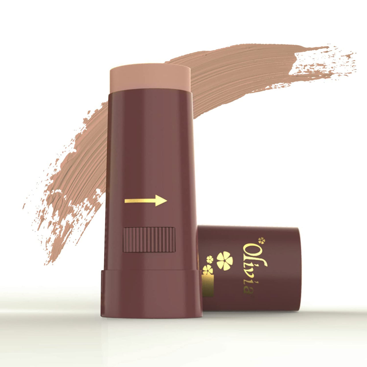 Olivia Instant Makeup Stick Shimmering Concealer Peach Rose 15g Shade No.6 (SPF 12)