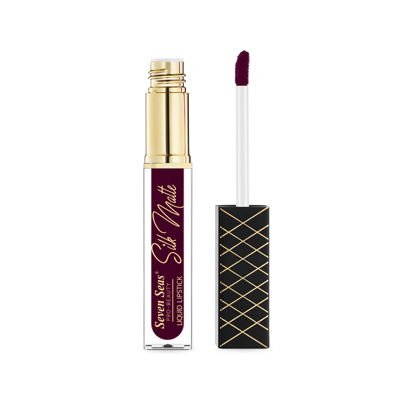 Seven Seas Silk Matte Liquid Lipstick | Long Lasting and Waterproof Liquid Lipstick for Women (Rose, 7ml)