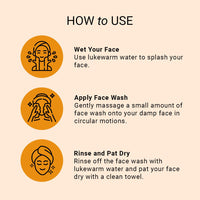 Khadi Natural Orange & Lemongrass Herbal Face Wash | Face Wash for Dry Skin | Natural Face Wash | Organic Face Wash for Healthy Skin | Paraben & SLS Free| Pack of 2| (210 * 2) (420 ml)