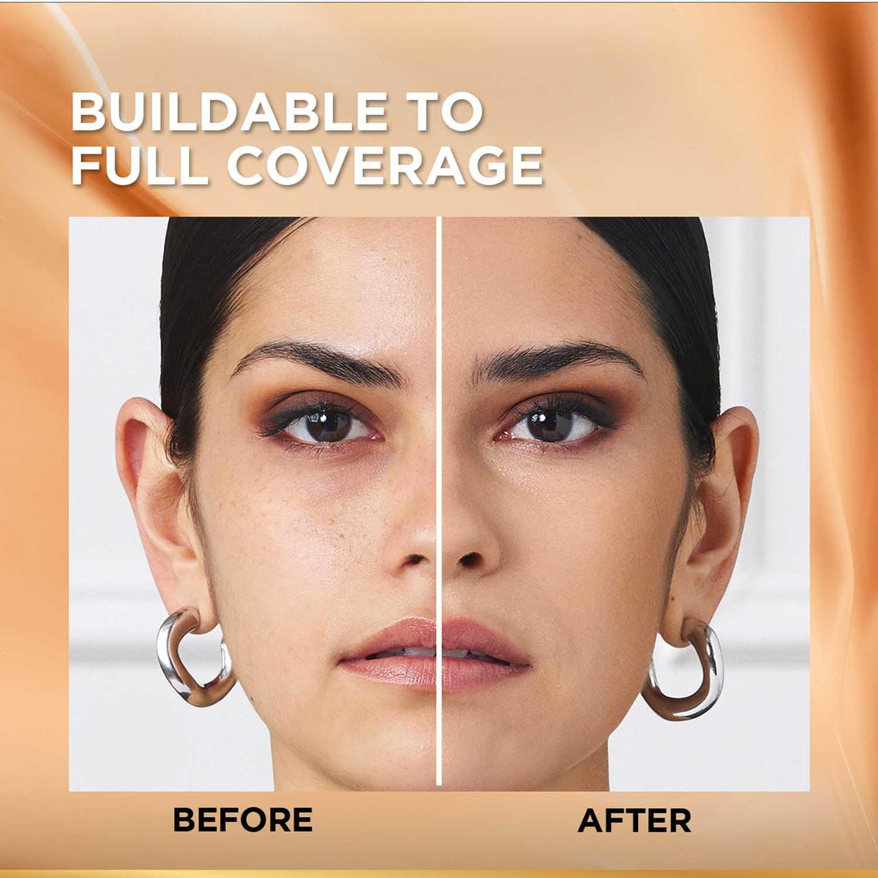 L'Oreal Paris Oil Absorbing Formula, Transferproof, Heatproof and Long-Lasting, Infallible 32H Fresh Wear Radiant Liquid Foundation - 235 Honey Radiant Finish