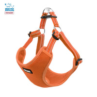 Best Pet Supplies Voyager Adjustable Dog Harness Leash Set with Reflective Stripes for Walking Heavy-Duty Full Body No Pull Vest with Leash D-Ring, Breathable All-Weather - Harness (Orange), XS Harness Leash Set (Orange) XS (Chest: 13 - 16