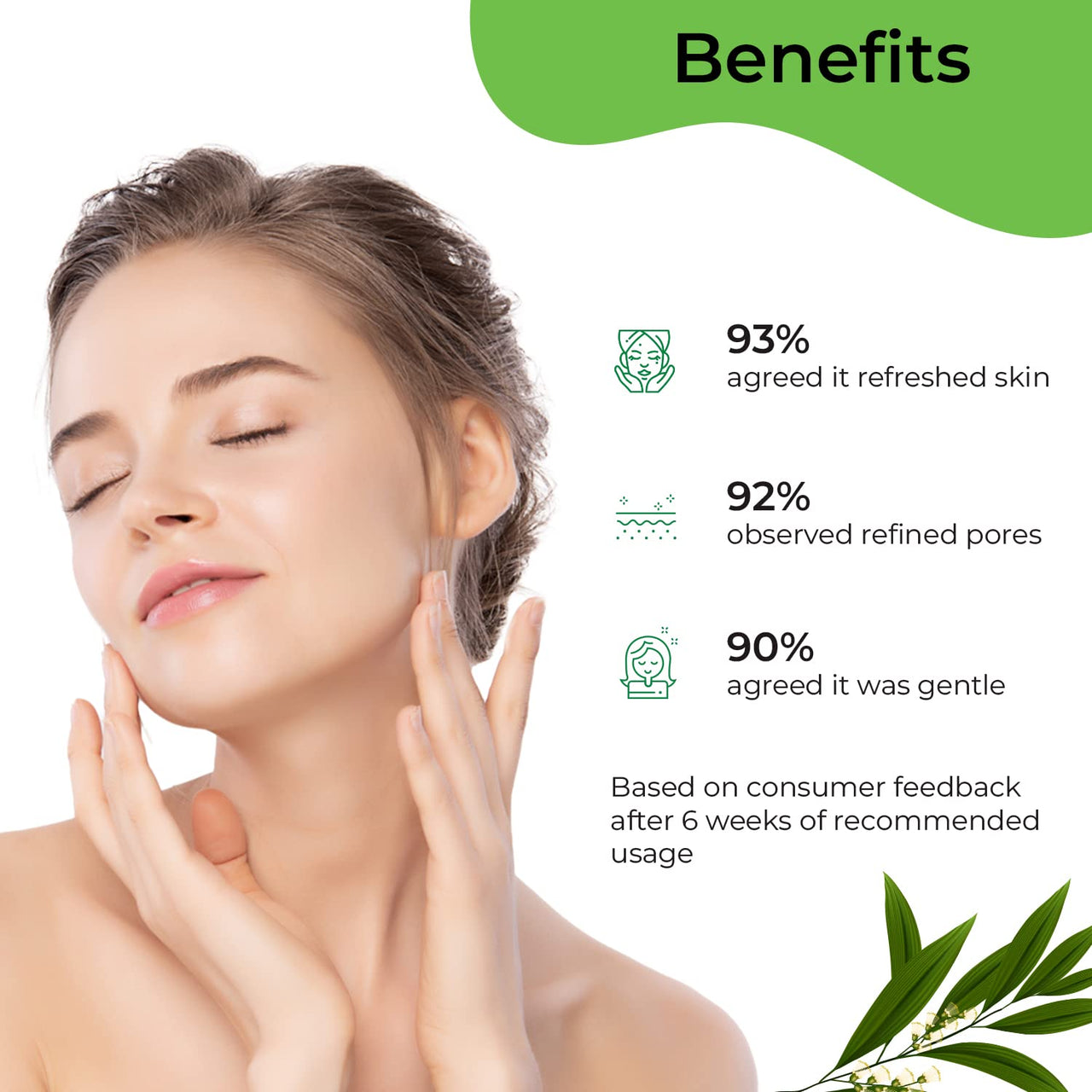 Pilgrim Tea Tree & 2% Niacinamide face toner for oily skin, acne & blemish prone skin | Toner for open pores tightening, pore cleansing & glowing skin | Women & Men | 100 ml