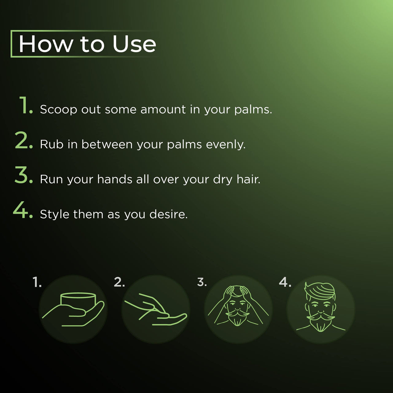 Men Deserve Natural Finish Hair Clay Wax (75gm)