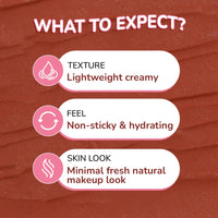 Moody Plush 3-in-1 Lip, Cheek & Eye Cream - Berry Bliss with Cacao Butter, Shea Butter & Jojoba Oil | Long Lasting | Paraben Free Lip Balm Moisturizer For All Skin Type, 5gm