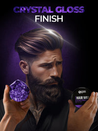 Beardo Xxtra Stronghold Hair Wax, 100 gm | Crystal Hair Wax for Men | Hair Wax Men | Hair Styling Wax for Glossy Finish & Shine | Extra Strong Hold Wax