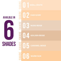 Hilary Rhoda Super Cover Foundation | Blemish Free | High Coverage & Waterproof Foundation | 24-Hour Stay & Non-Sticky Formula | Matte Finish | Blends Flawlessly | 30g (Nude Beige| Shade 03)