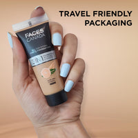 FACESCANADA Rose Glow Kit Medium Coverage Rose Gold Strobe Cream (30Ml) + Warm Natural All Day Hydra Matte Mini Foundation (15Ml) Makeup Kit For Women (Combo Pack Of 2)