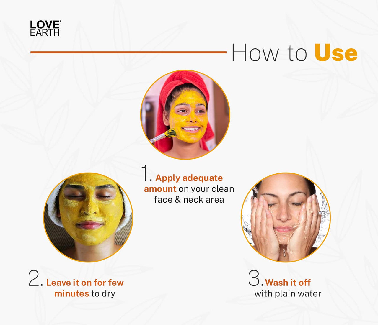 Love Earth Haldi Chandan Rose Face Pack With Amba Haldi & Chandan, For Face & Body, Paraben Free 30gm