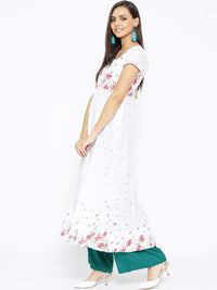 Poshak Hub Women's  Cotton Anarkali Kurta