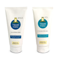 TRue FRoG Styling Duo Curl Defining Cream and Styling Gel for Curly And Wavy Hair, Vegan, Silicone free, Phthalate free & Paraben free - 150ml (Combo Pack of 2)