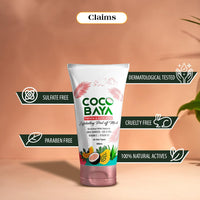 Coco Baya Exfoliating Peel Off Mask, Enriched with Papaya Extract, Aloe Vera Extract, Vitamin E & Vitamin B3, Suitable For All Skin Types, 100 ML