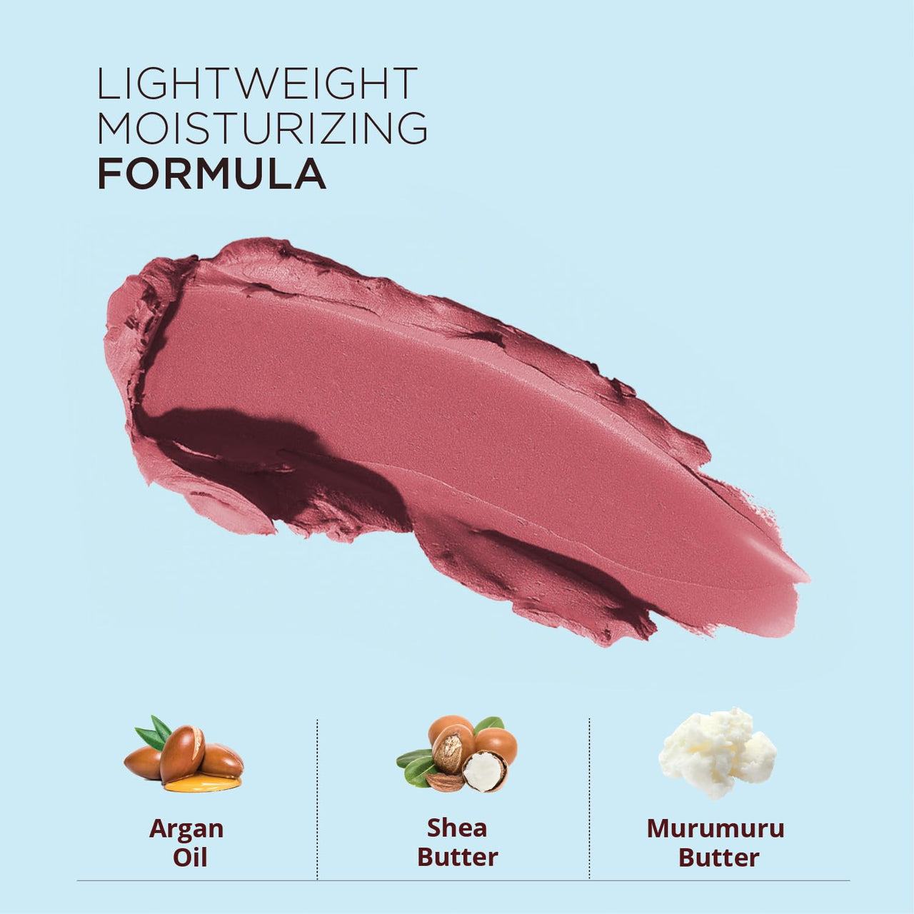 ZM Zayn & Myza Rich Matte Lipstick | Smooth and Light Weight | Intense Color in one Swipe | High Pigmentation Bullet Lip Stick Enriched with Argan oil, Murumuru and Shea Butter (4.2 gm, Love Song)